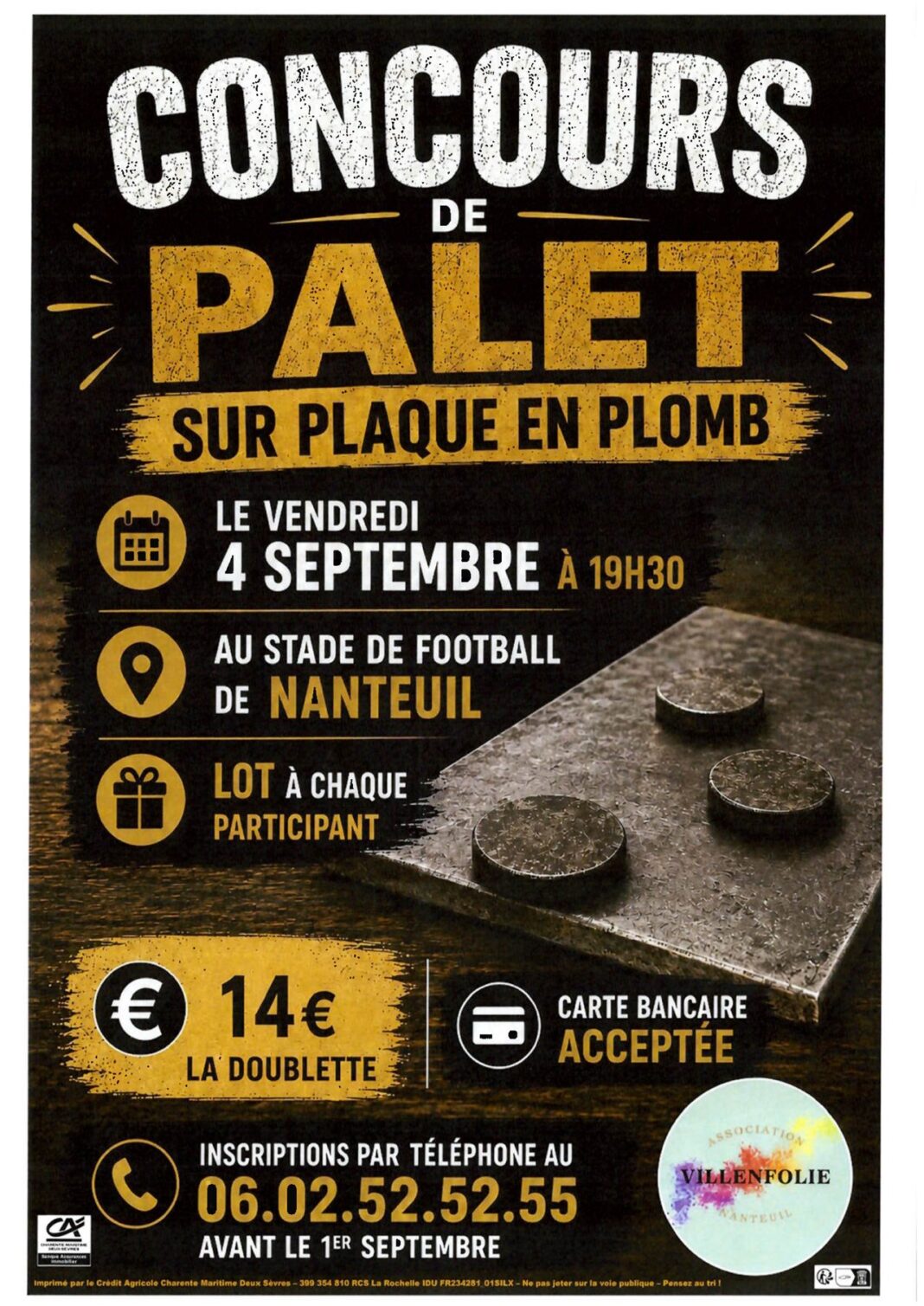 Concours de palets Nanteuil