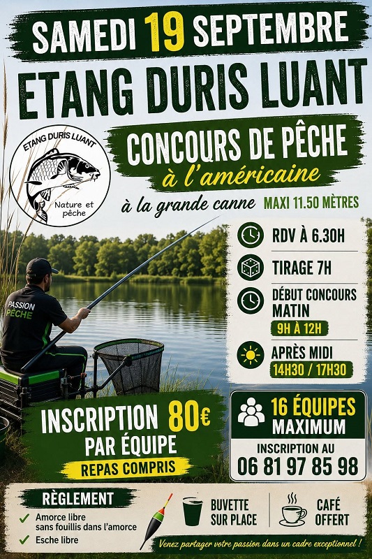 Concours de pêche Luant