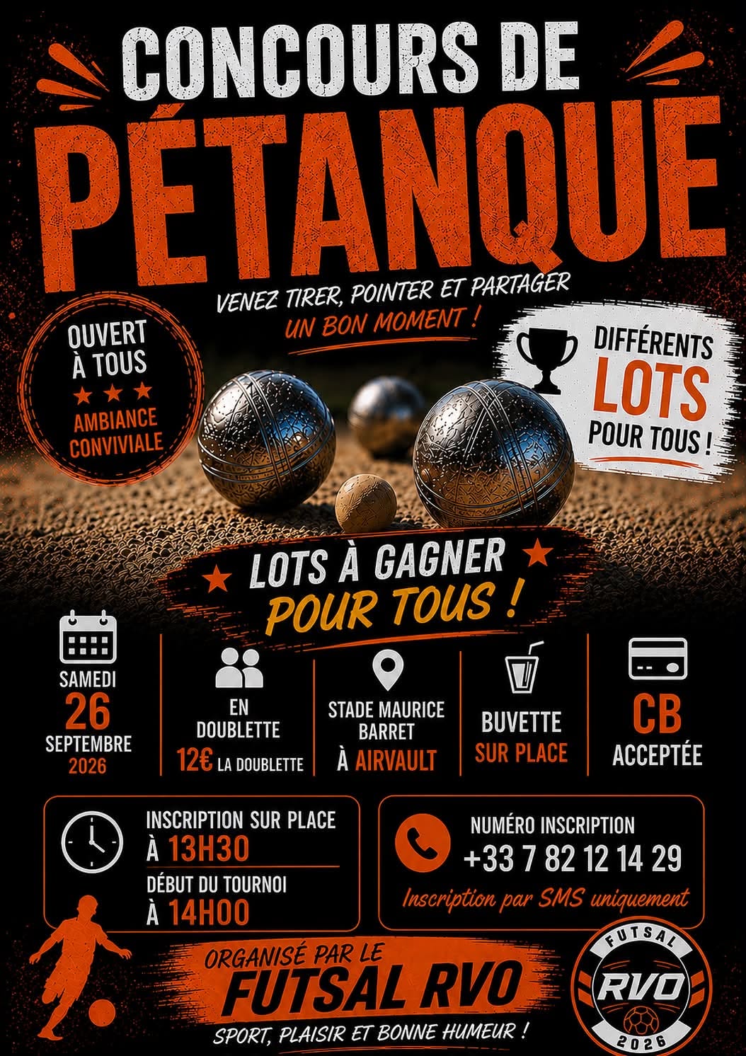 Concours de pétanque  Airvault