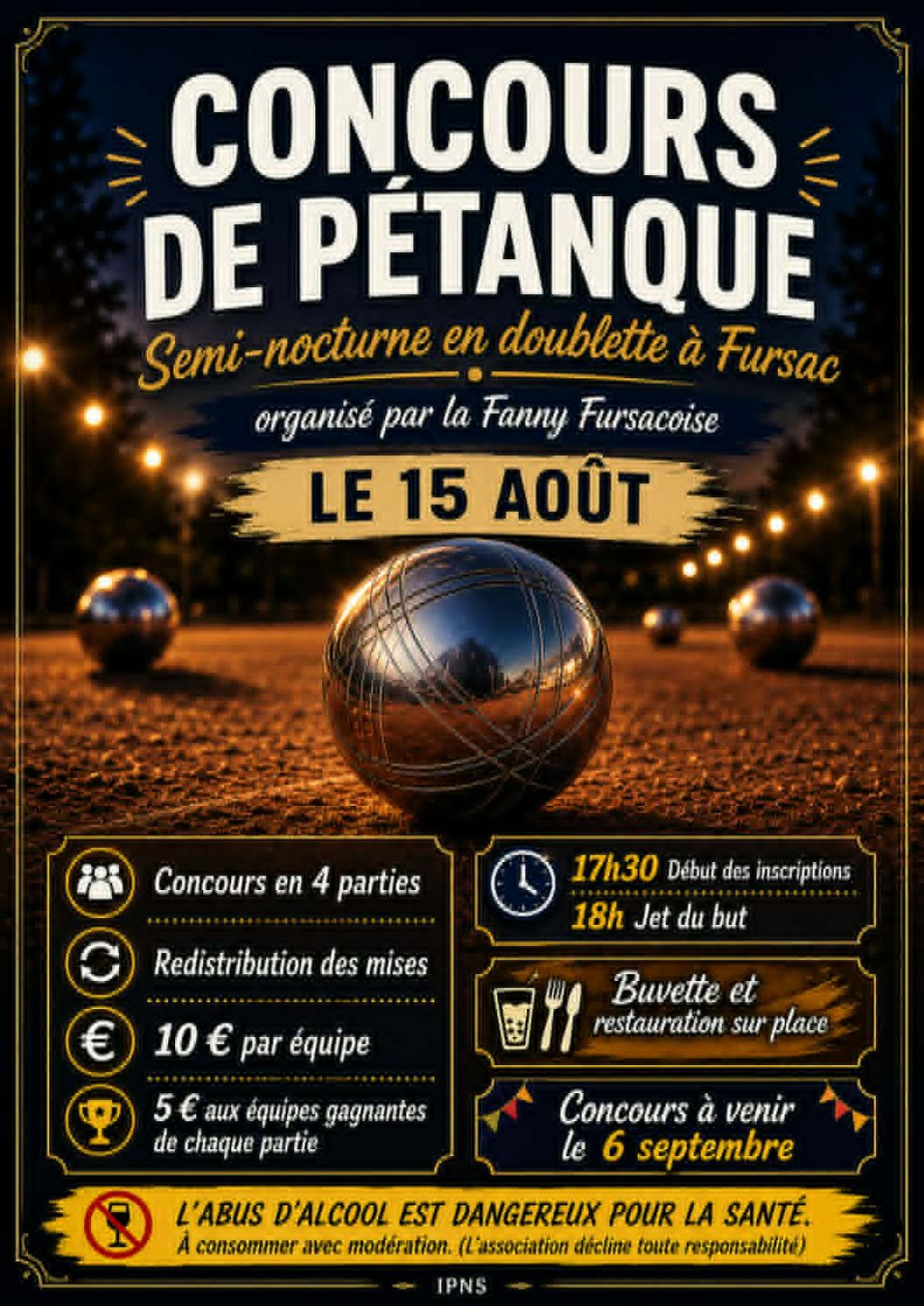 Concours de Pétanque  Fursac