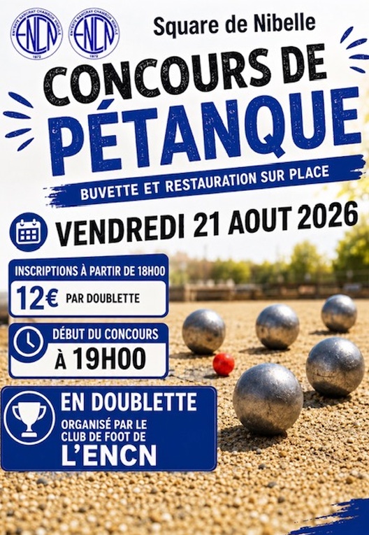 Concours de pétanque Nibelle