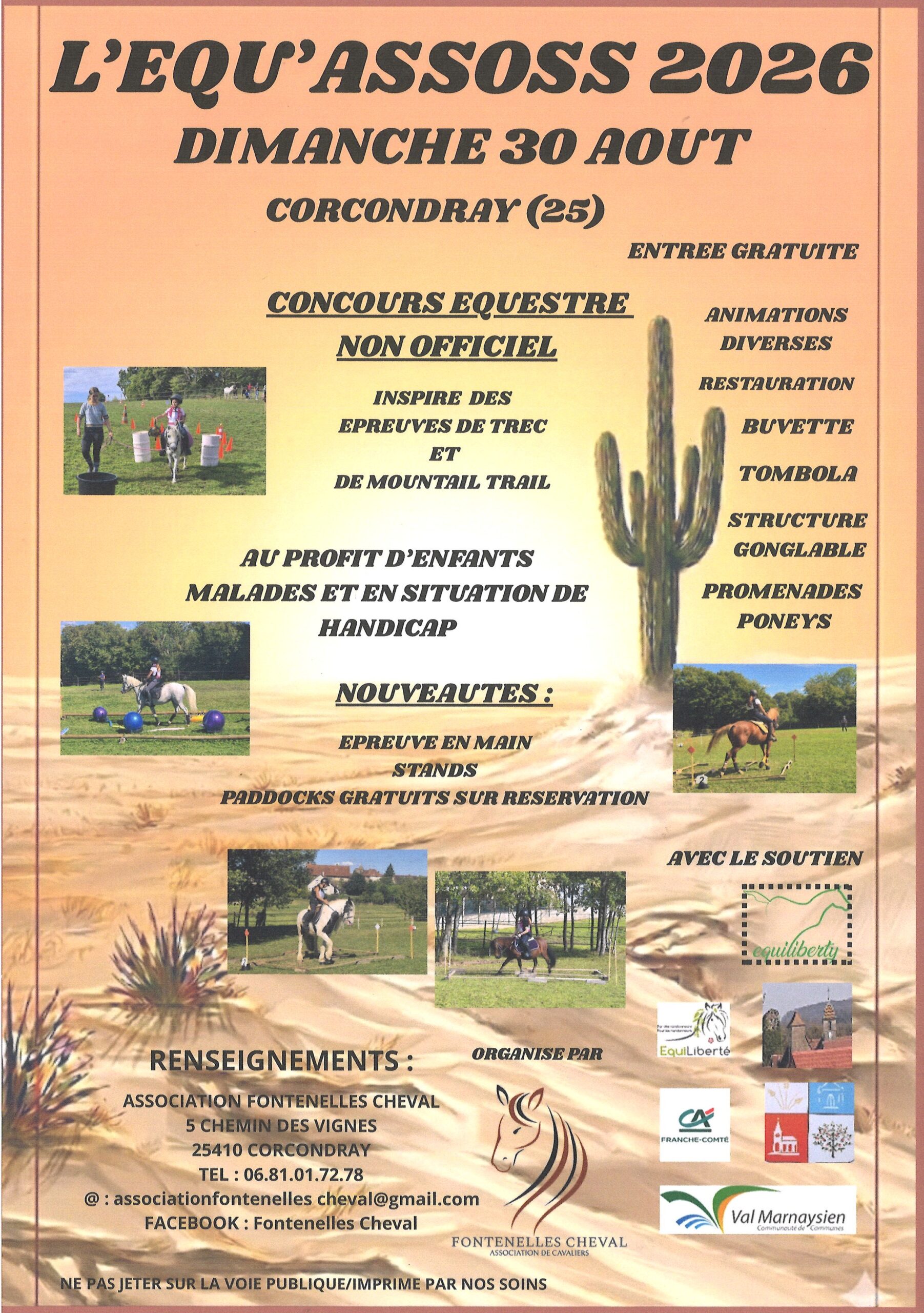 Concours équestre  Corcondray 2026-08-30