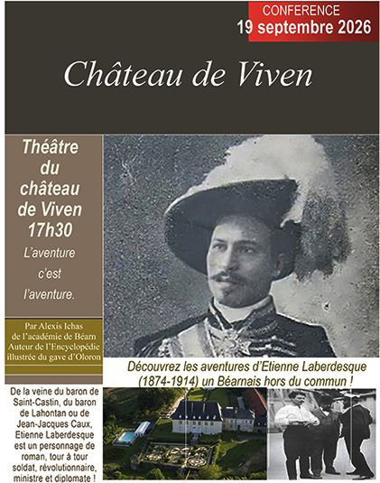 Conférence : l’aventure c’est l’aventure, Château et jardins de Viven, Viven