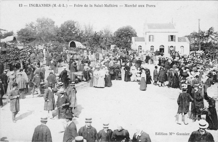 Conférence « les foires et marchés d’Ingrandes », Syndicat d’initiatives,