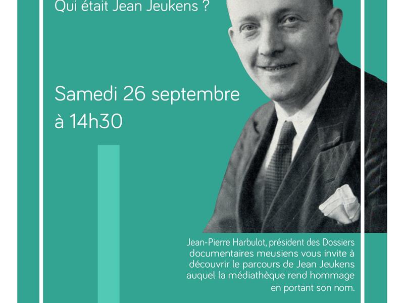 Conférence Qui était Jean Jeukens ? Médiathèque Jean Jeukens Bar-le-Duc