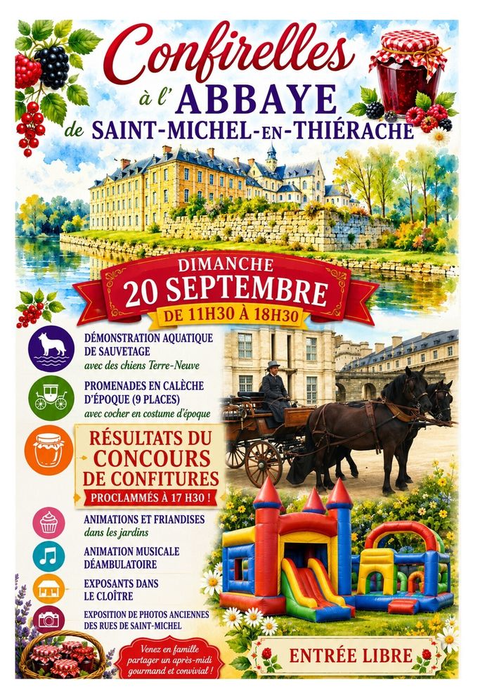 « Confirelles », Abbaye de Saint Michel – Musée de la vie rurale et forestière, Saint-Michel