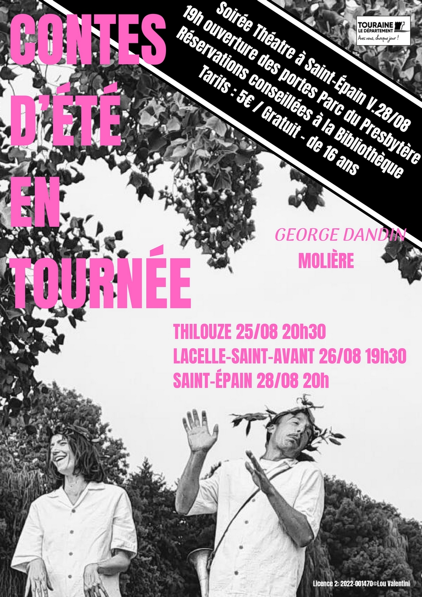 Contes d’été en tournée George Dandin de Molière Saint-Épain