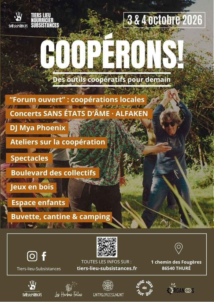 COOPÉRONS ! Des outils coopératifs pour demain. 1 chemin des Fougères, Thuré Thuré