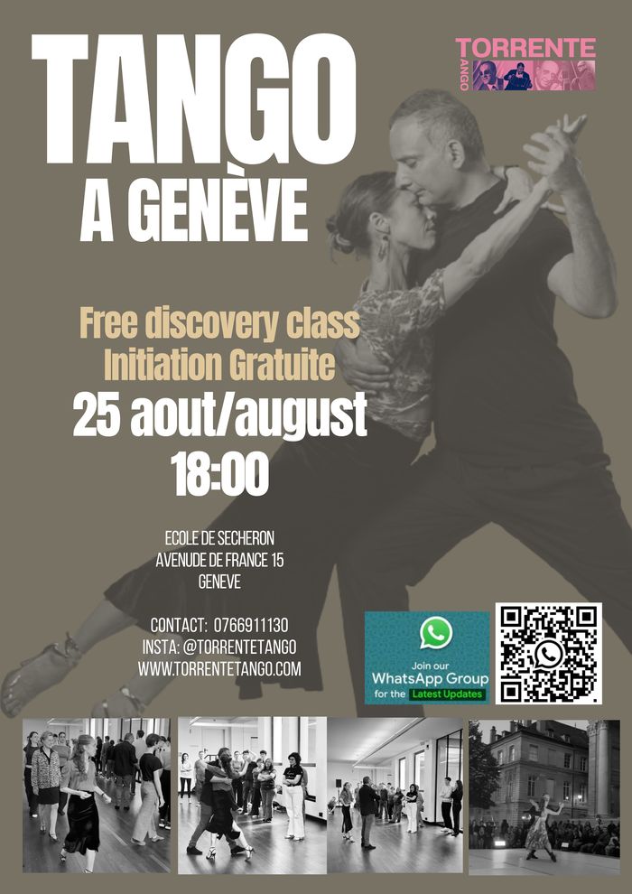 Cours decouverte Tango Argentin, Bureau culturel, Genève