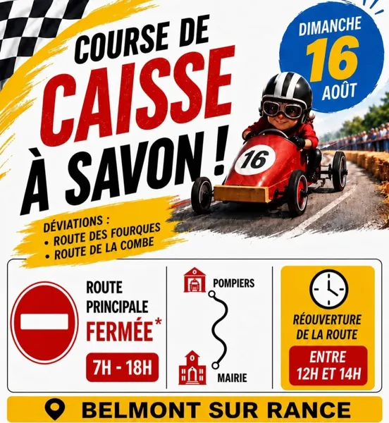 Course de caisse à savon Belmont-sur-Rance
