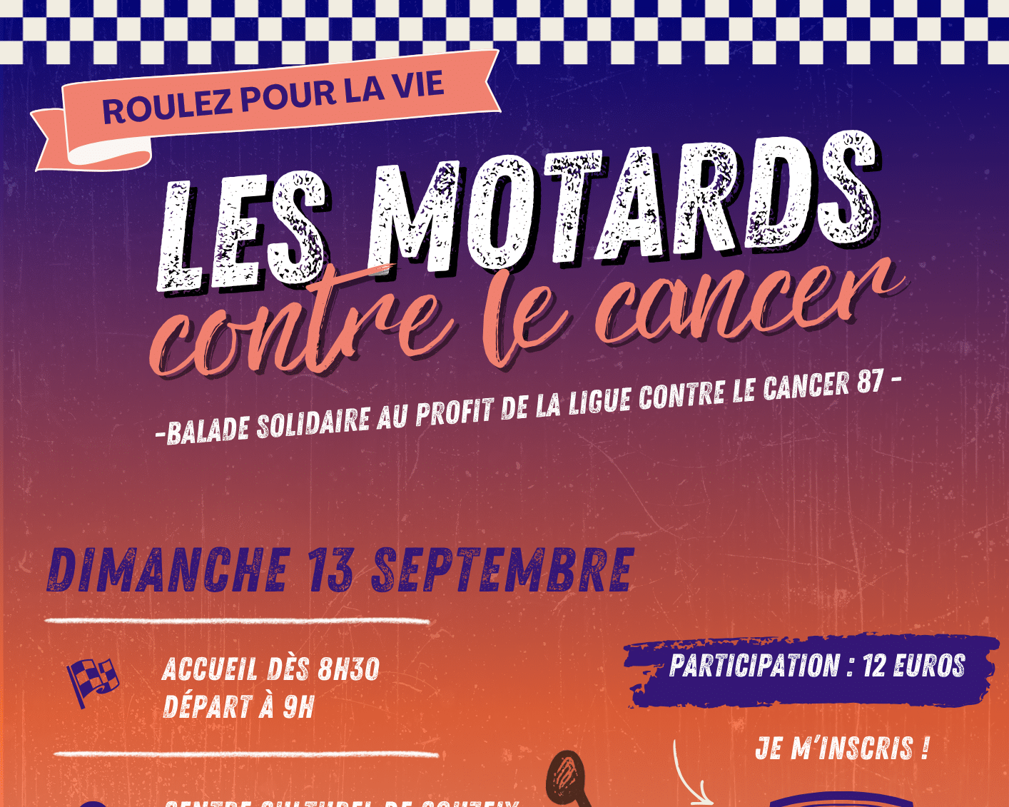 Couzeix accueille la 11ᵉ édition des Motards Contre le Cancer Couzeix