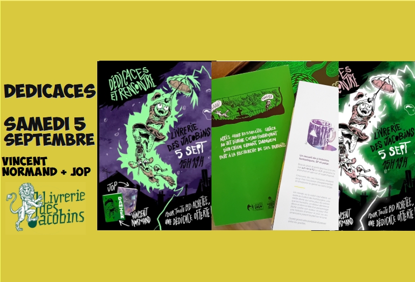 dédicaces bd JOP + VINCENT NORMAND rennes rennes