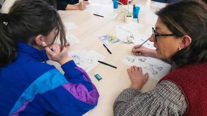 Création d’une fresque collective en Bande Dessinée avec l’Atelier Pepe Martini Antipode Rennes