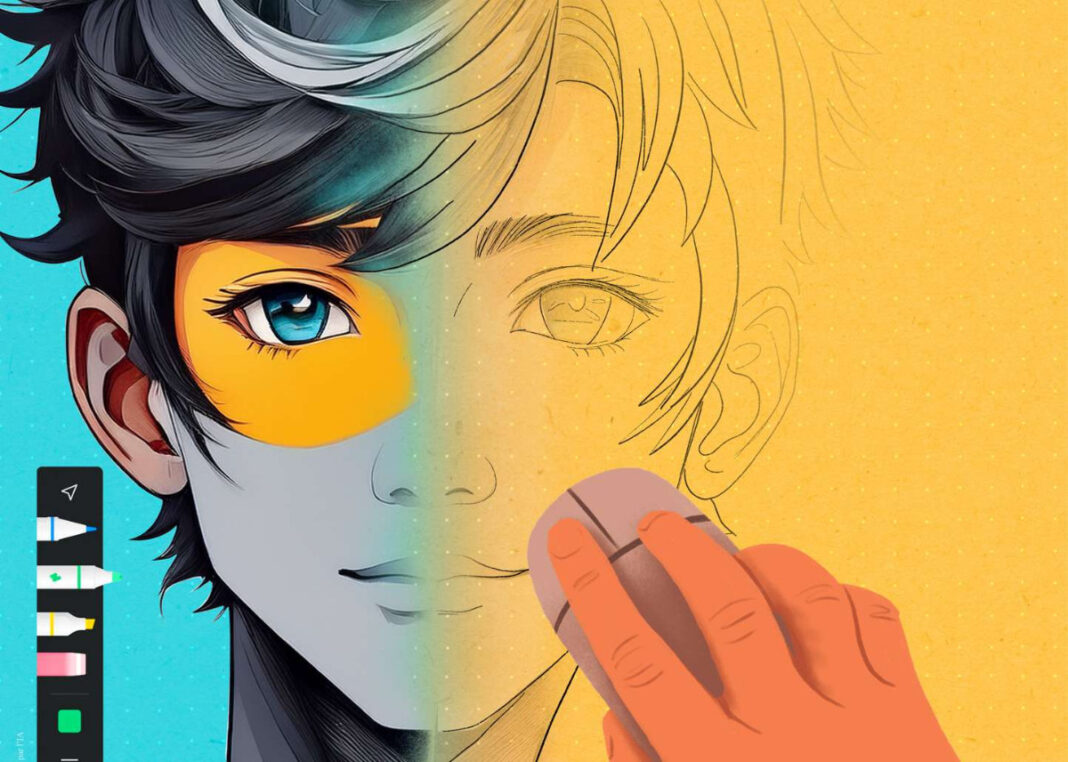 Créer une page Manga sur Canva Place de la Porte de Rouen Honfleur