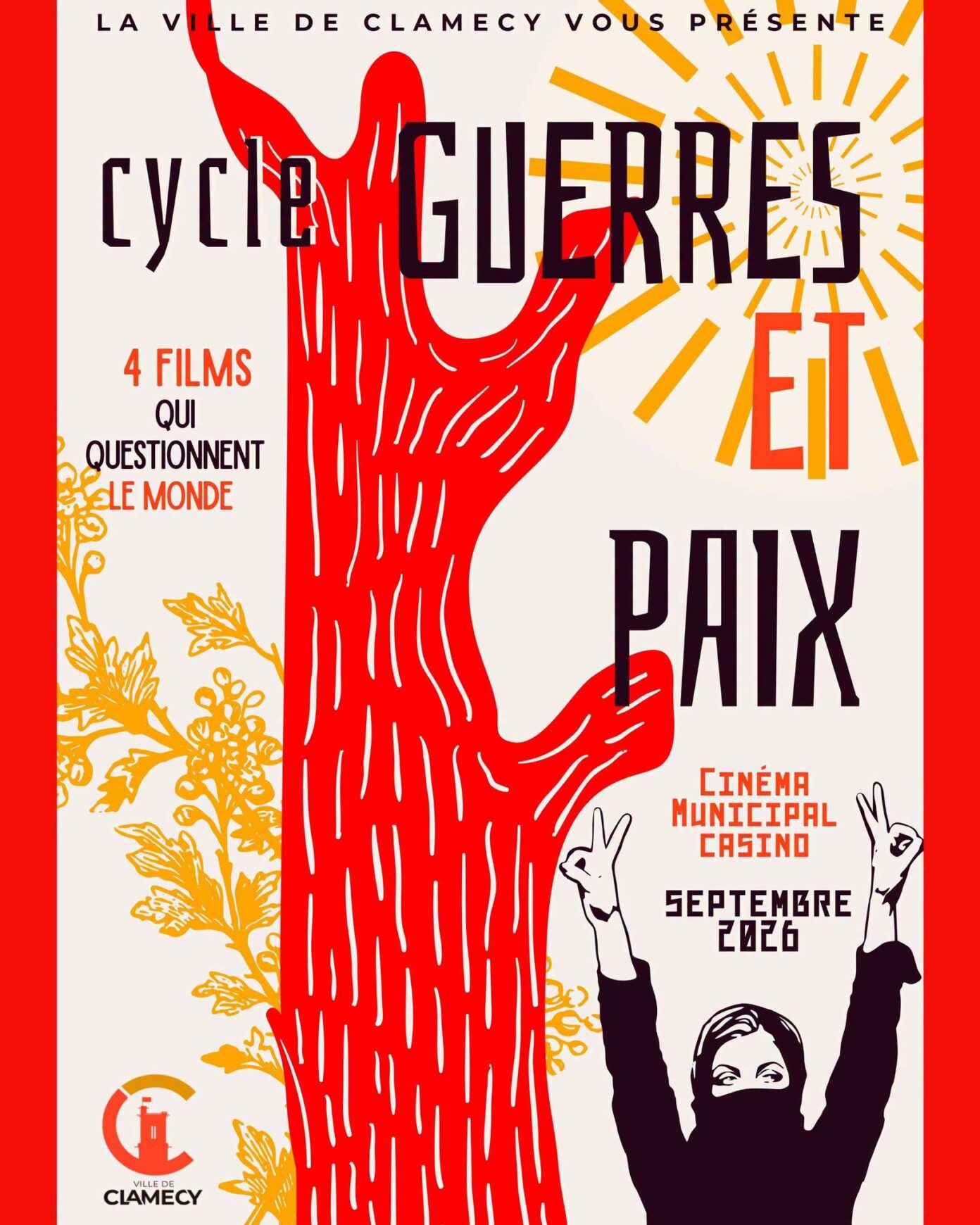 Cycle Guerre et Paix au Cinéma Projection du film Underground Cinéma Casino Clamecy