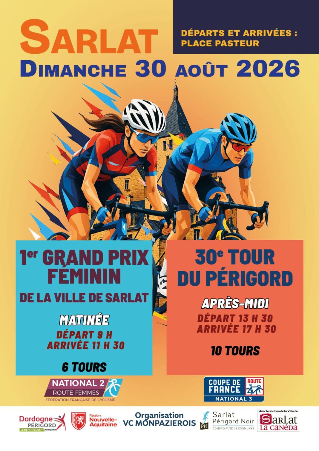 Cyclisme 30ème Tour du Périgord Sarlat-la-Canéda