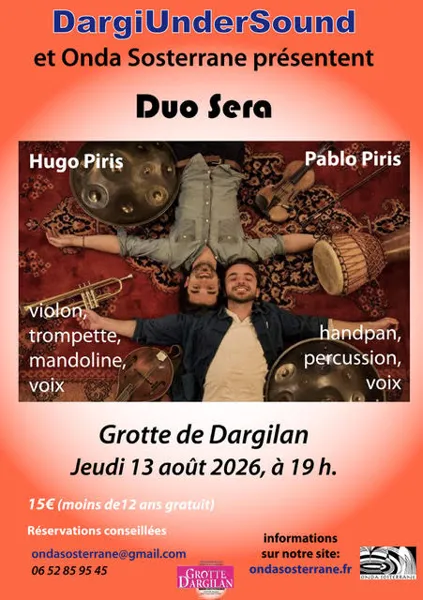 DargiUnderSound Duo Sera Grotte de Dargilan  Veyreau