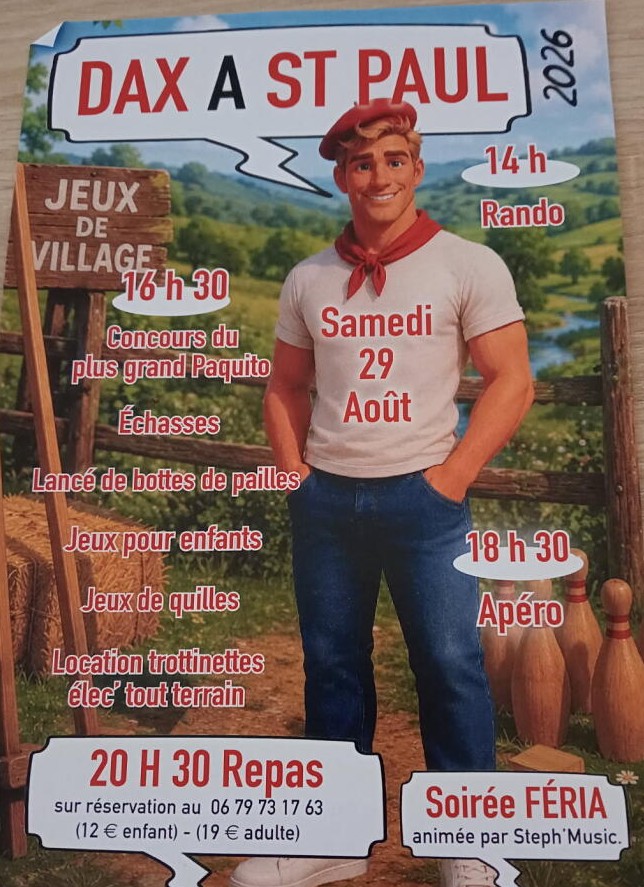 Dax à St Paul Saint-Paul-en-Gâtine