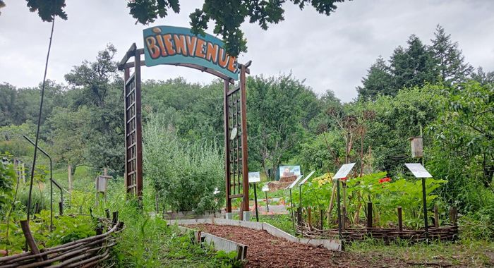 Découverte du jardin bonbonnier, jardin bonbonnier, Blanzat