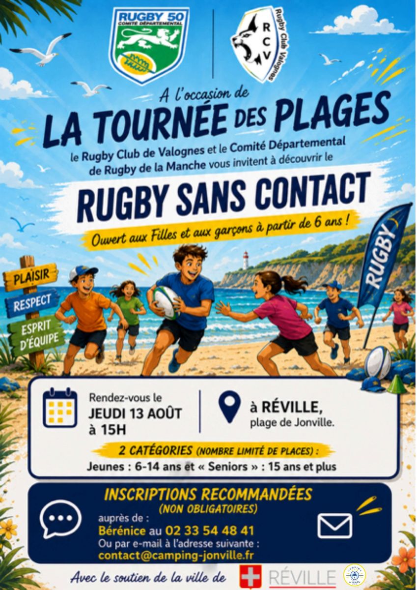 Découverte du RUGBY SANS CONTACT Réville