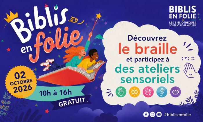 Découvrez le braille et participez à des ateliers sensoriels, Médiathèque Anne Mousse de Sainte-Marie, Sainte-Marie