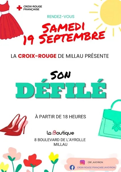 Défilé de mode de la Croix Rouge 8 bd de l Ayrolle Millau 2026-09-19