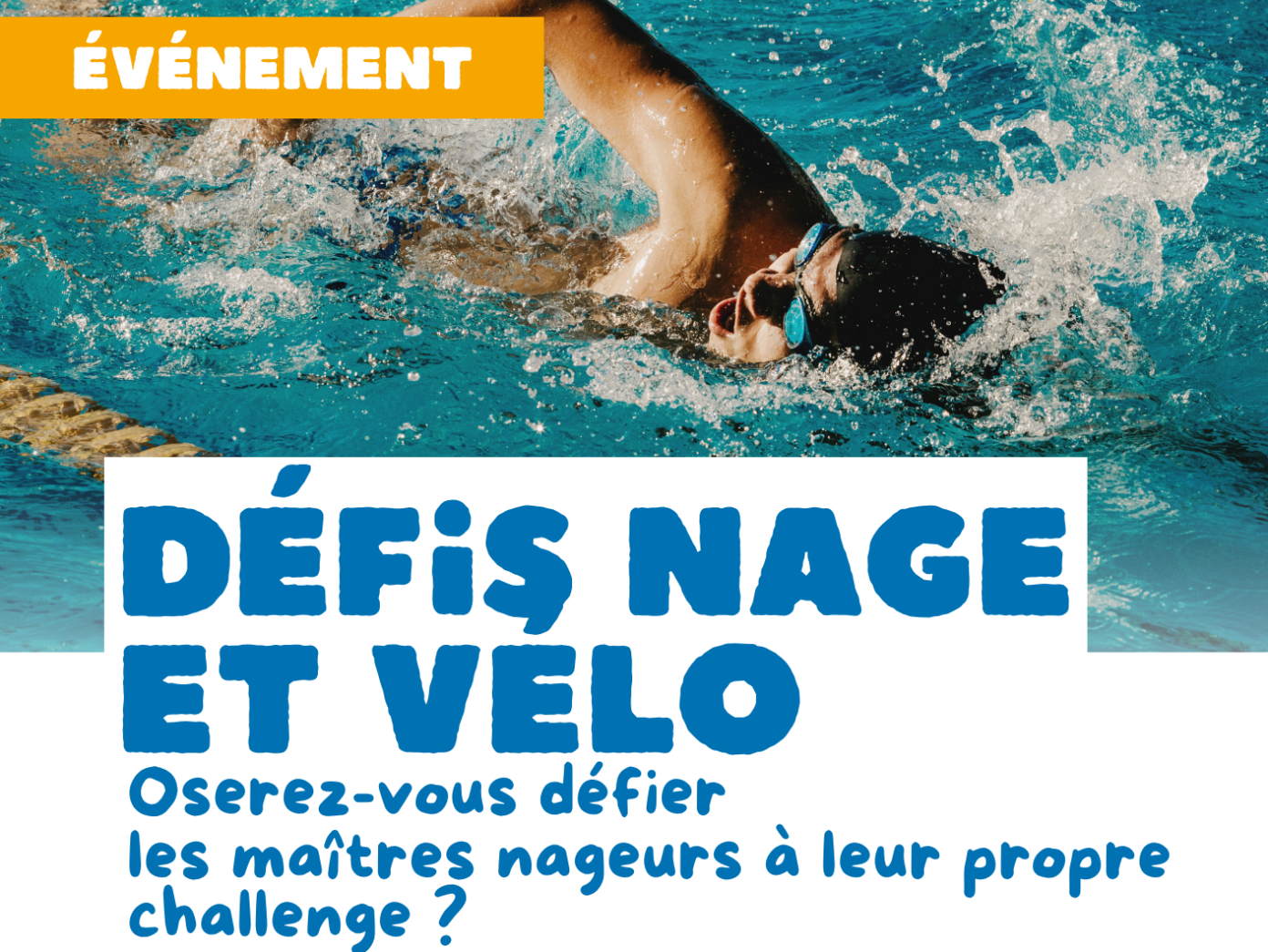 Défis nage et vélo 20 ans Gatinéo CENTRE AQUATIQUE GÂTINÉO Parthenay