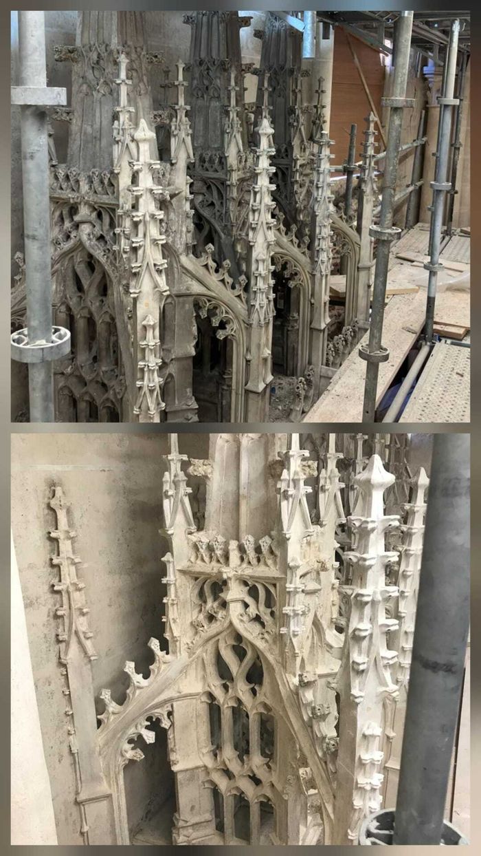 Démonstration de savoir-faire par l’entreprise Bouvier, Cathédrale Saint-Vincent, Chalon-sur-Saône