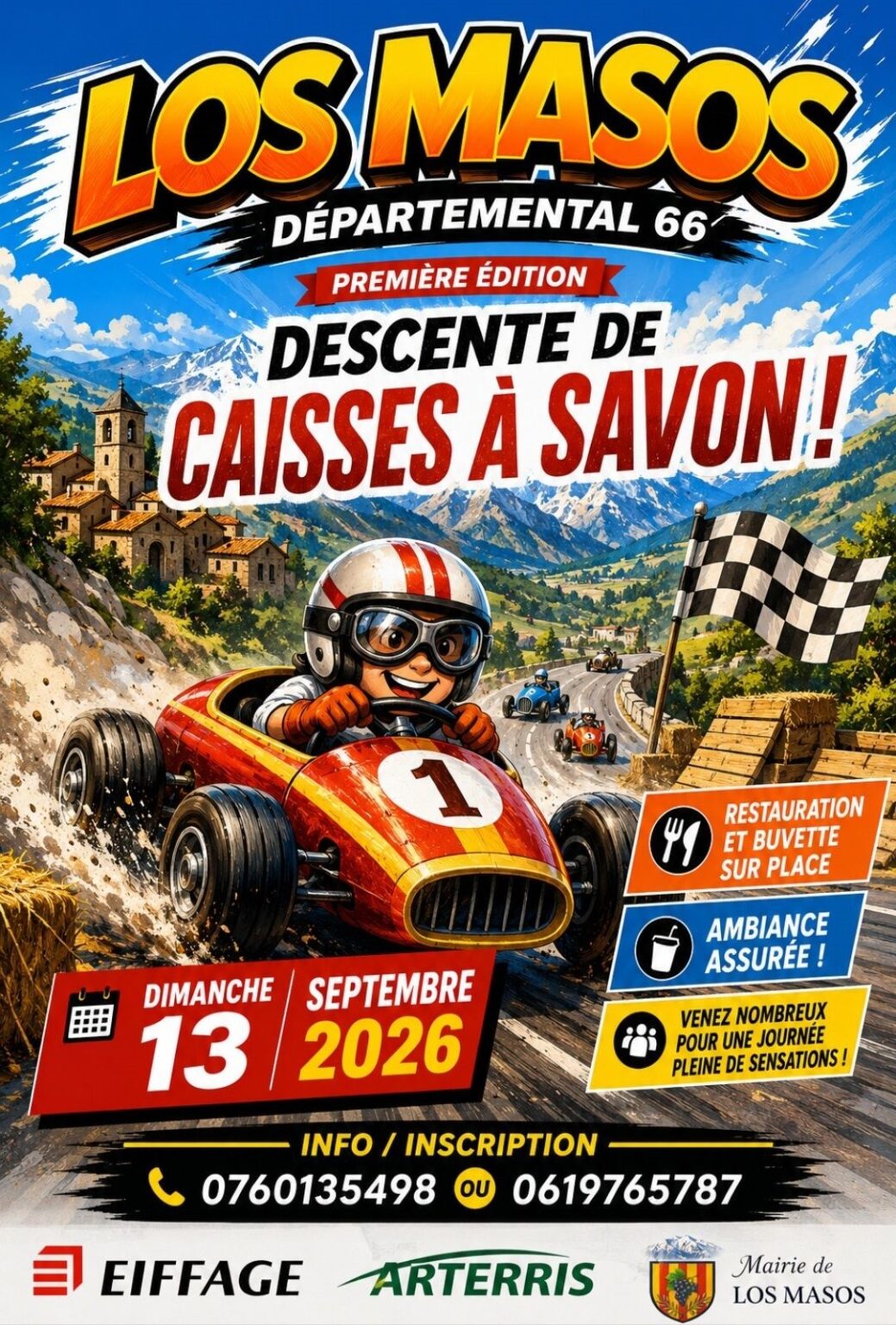 DESCENTE DE CAISSES À SAVON Los Masos