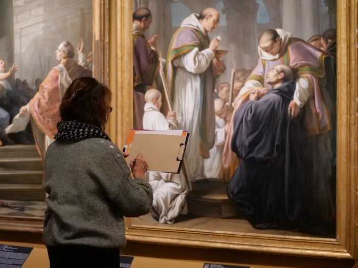 Dessiner au musée, Musée des Beaux Arts, Orléans