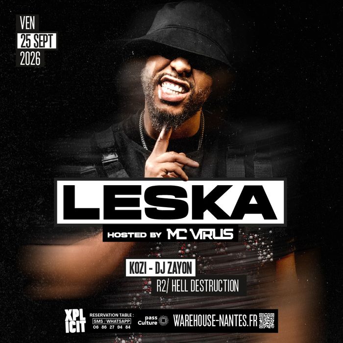 DJ LESKA & MC Virus en exclusivité à Nantes Warehouse