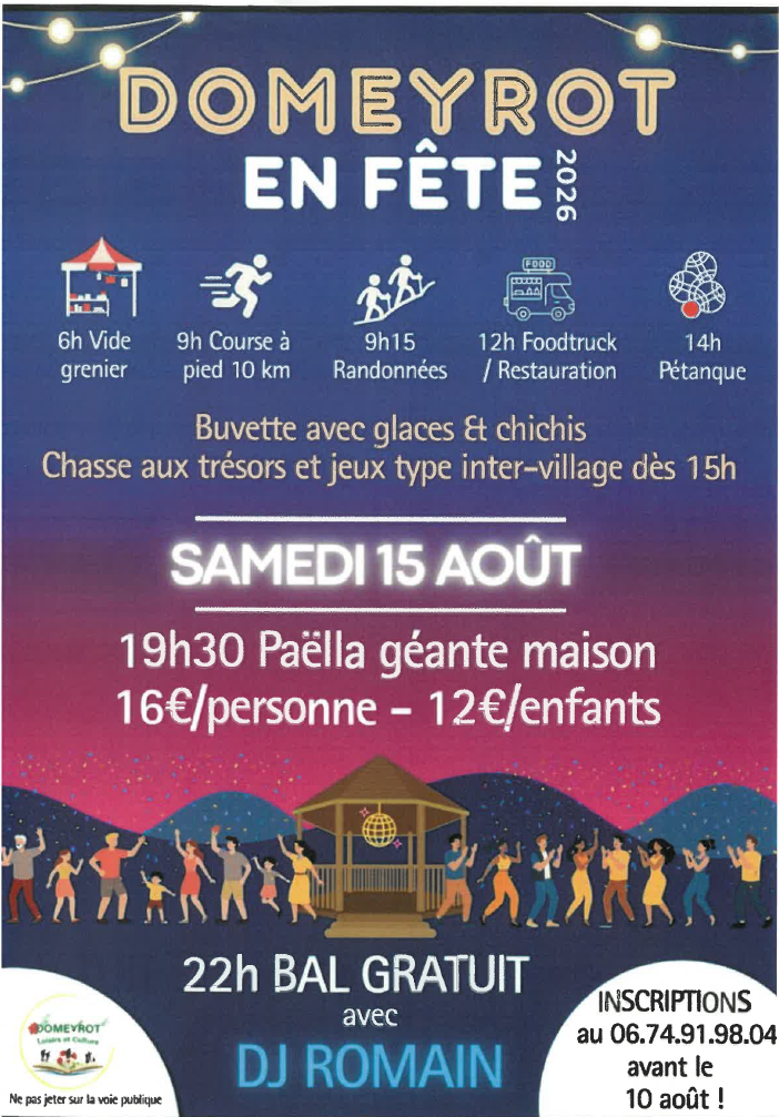 Domeyrot en fête Domeyrot