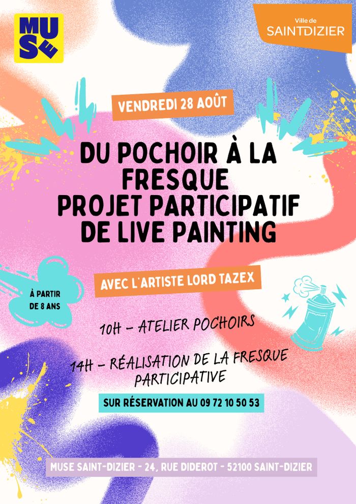 Du pochoir à la fresque, MUSE SAINT-DIZIER, Saint-Dizier