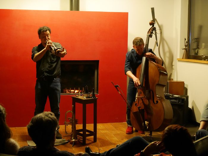 Duo d’improvisation : Christian Pruvost / Nicolas Mahieux, Mediathèque Benjamin Rouché, Saint-Quentin