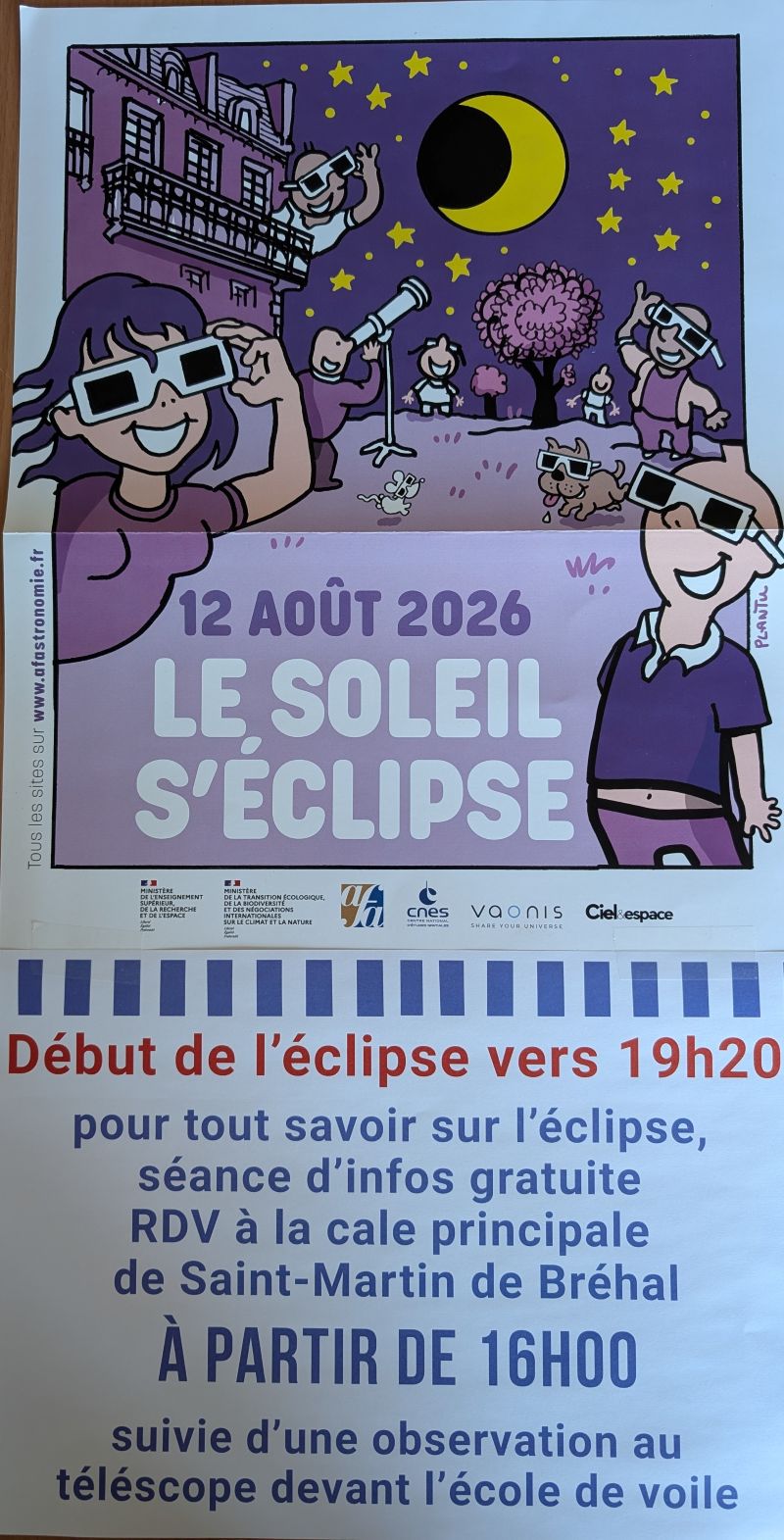 Eclipse solaire Bréhal