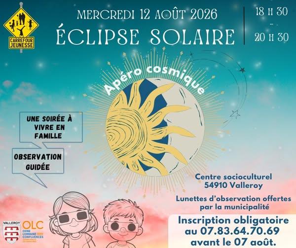 Eclipse solaire Centre socioculturel Valleroy
