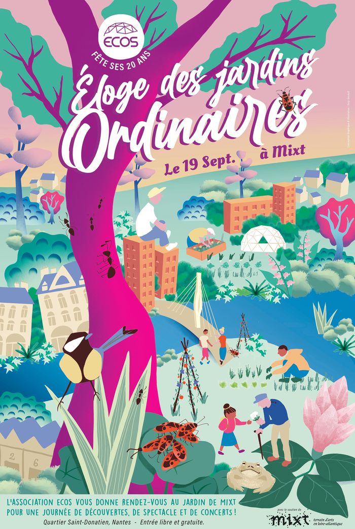ECOS fête ses 20 ans ! Jardin du Mixt Nantes