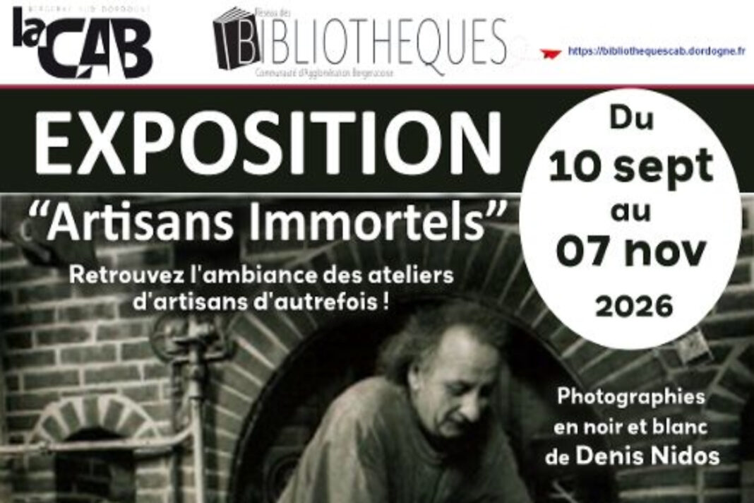 Eposition | Artisans Immortels Bibliothèque Sigoulès-et-Flaugeac
