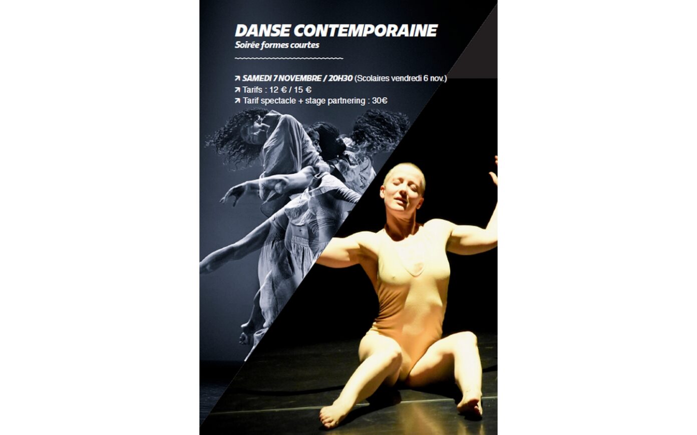 Espace Dantza Danse contemporaine Soirée formes courtes Espace Dantza Pau