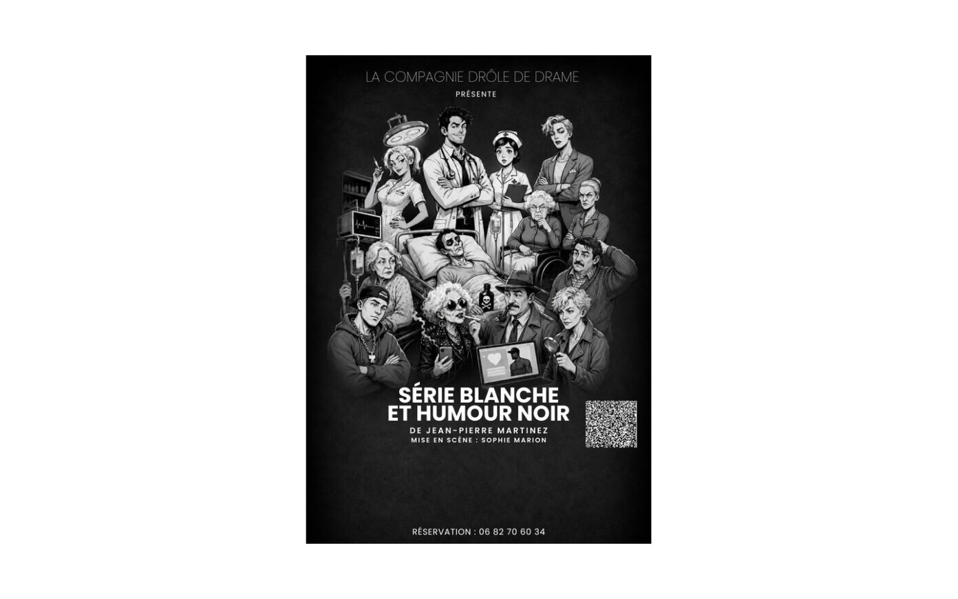 Espace Dantza Série blanche et humour noir Espace Dantza Pau