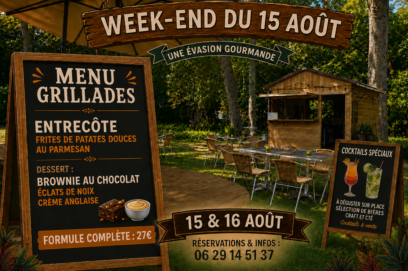 Évasion gourmande Repas grillades  Senonches