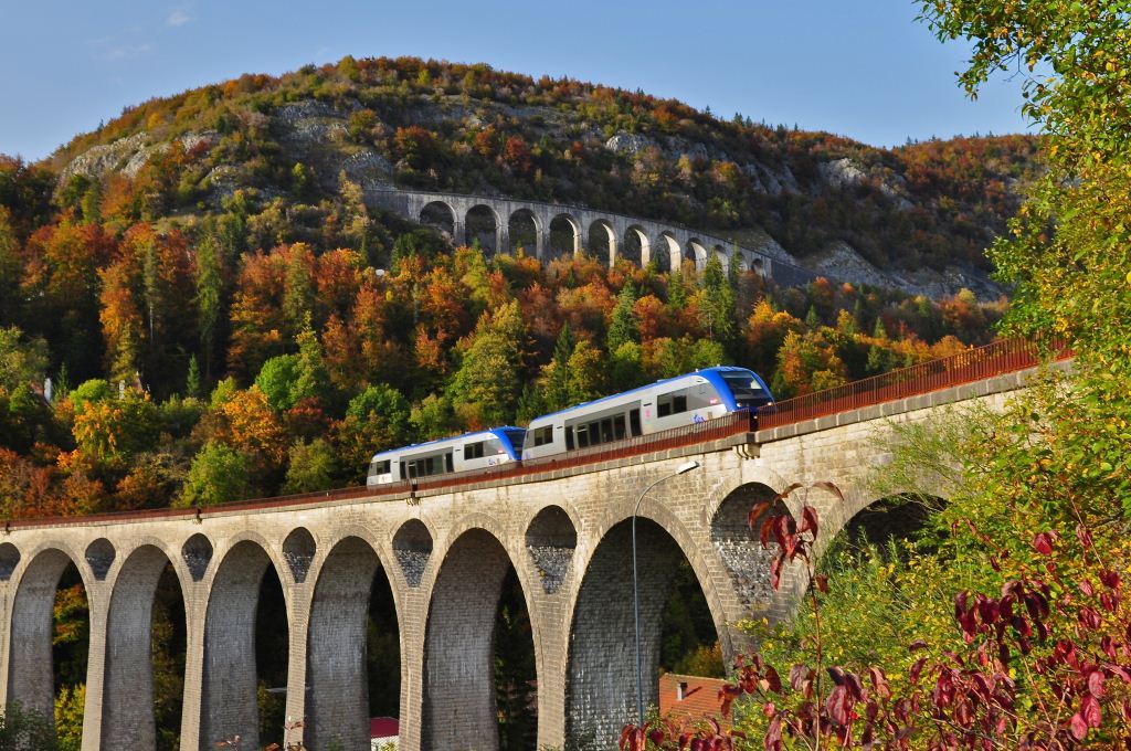 Excursion Ligne des Hirondelles Formule À l’assaut des viaducs ! Place Jean Jaurès Hauts de Bienne