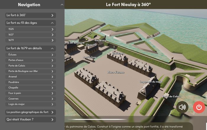 Explorez le Fort Nieulay en 3D, Maison du Numérique et de l&rsquo;Innovation du Calaisis, Calais