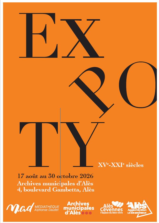 EXPO-TYPO : trésors de typographie XVe-XXIe siècles, Archives municipales, Alès