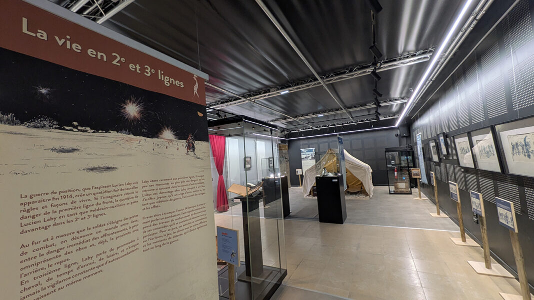Exposition à la Caverne du Dragon Lucien Laby, un artiste dans la Grande Guerre  Oulches-la-Vallée-Foulon