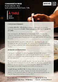Exposition: A table ! Passé, présent (Musée Labenche) Brive-la-Gaillarde