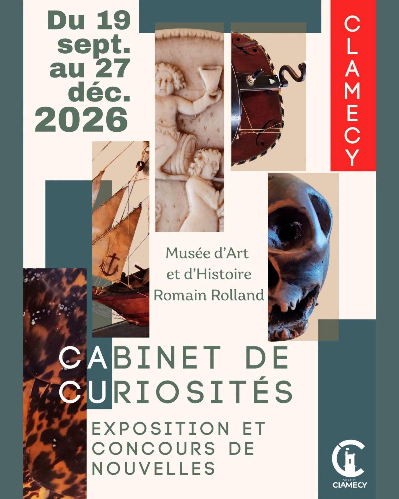 Exposition Cabinet de curiosités Musée d&rsquo;Art et d&rsquo;Histoire Romain Rolland Clamecy