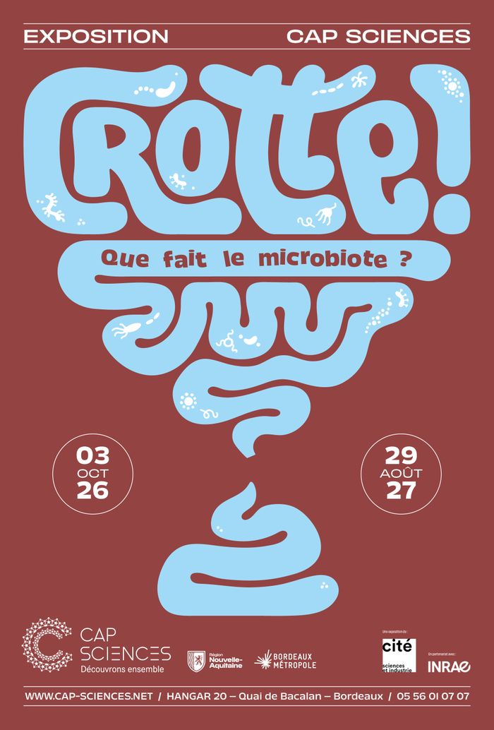 Exposition – Crotte ! Que fait le microbiote ? À Cap Sciences, Cap Sciences, Bordeaux