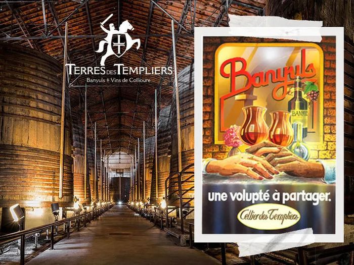 Exposition d&rsquo;affiches anciennes du vin de Banyuls, Terres des Templiers – Grande Cave, Banyuls-sur-Mer