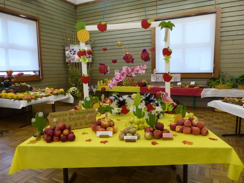 Exposition de fruits et légumes rue du Stade Kertzfeld 2026-10-11